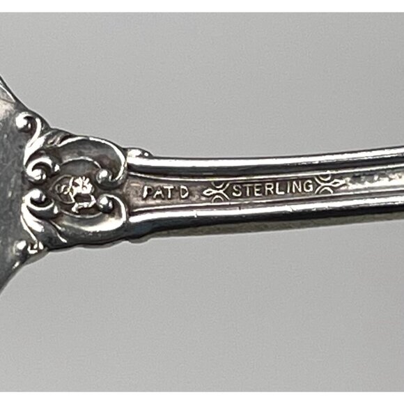 Antique 1881 WM ROGERS & SON Victorian Classic 6" Silverplate TEASPOON *Flaws* - Picture 4 of 4